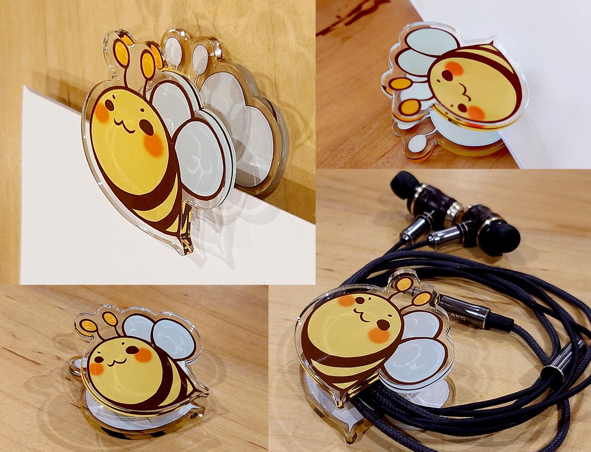 使用目的も考えずにグッズ作る第三弾はクリップ( ᐛ ۶)۶ﾞ
また可愛く仕上がってしまったぜ( ˘ω˘ )在庫どうしよう...ｗ
裏面は手にした人しか見られない、初の僕の後ろ姿ᐠ( ᐛ )ᐟｵｼﾘ！
#蜂  #クリップ #イラスト好きな人とつながりたい