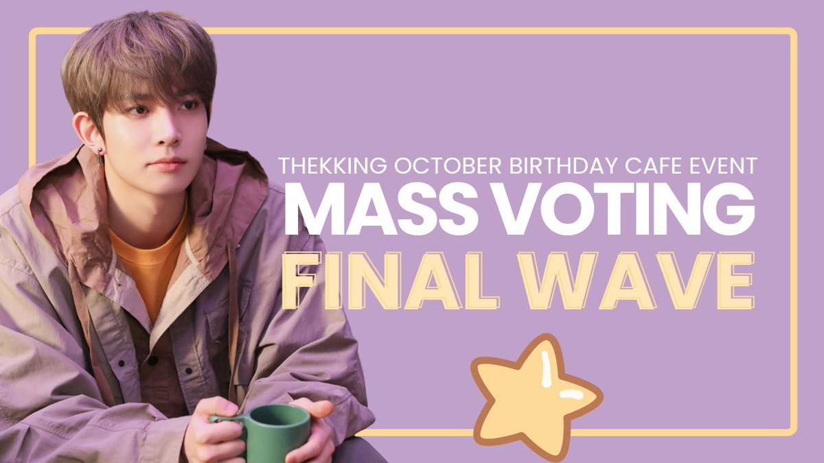 LHSGlobalTeam's tweet photo. [ 🗳️] THEKKING

FINAL WAVE OF MASS VOTING STARTS NOW !
Vote for #HEESEUNG

🥇CAFE EVENT
⏰until : 8-3 11:59:59 (KST) - today !

📌Drop your votes! Collect hearts if you still have time and drop it immediately 

#희승 #엔하이픈_희승 https://t.co/ZBXuG0rbtA