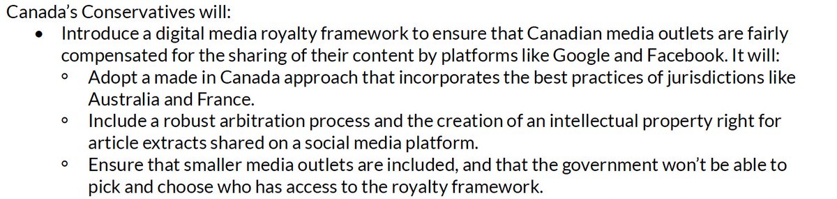 This is hypocrisy in the purest form possible.

<a href="/PierrePoilievre/">Pierre Poilievre</a> and all 337 other Conservative candidates *literally* ran on this exact legislation in the last election (less than 2 years ago). Here is the actual text from their platform. 👇 #cdnpoli
