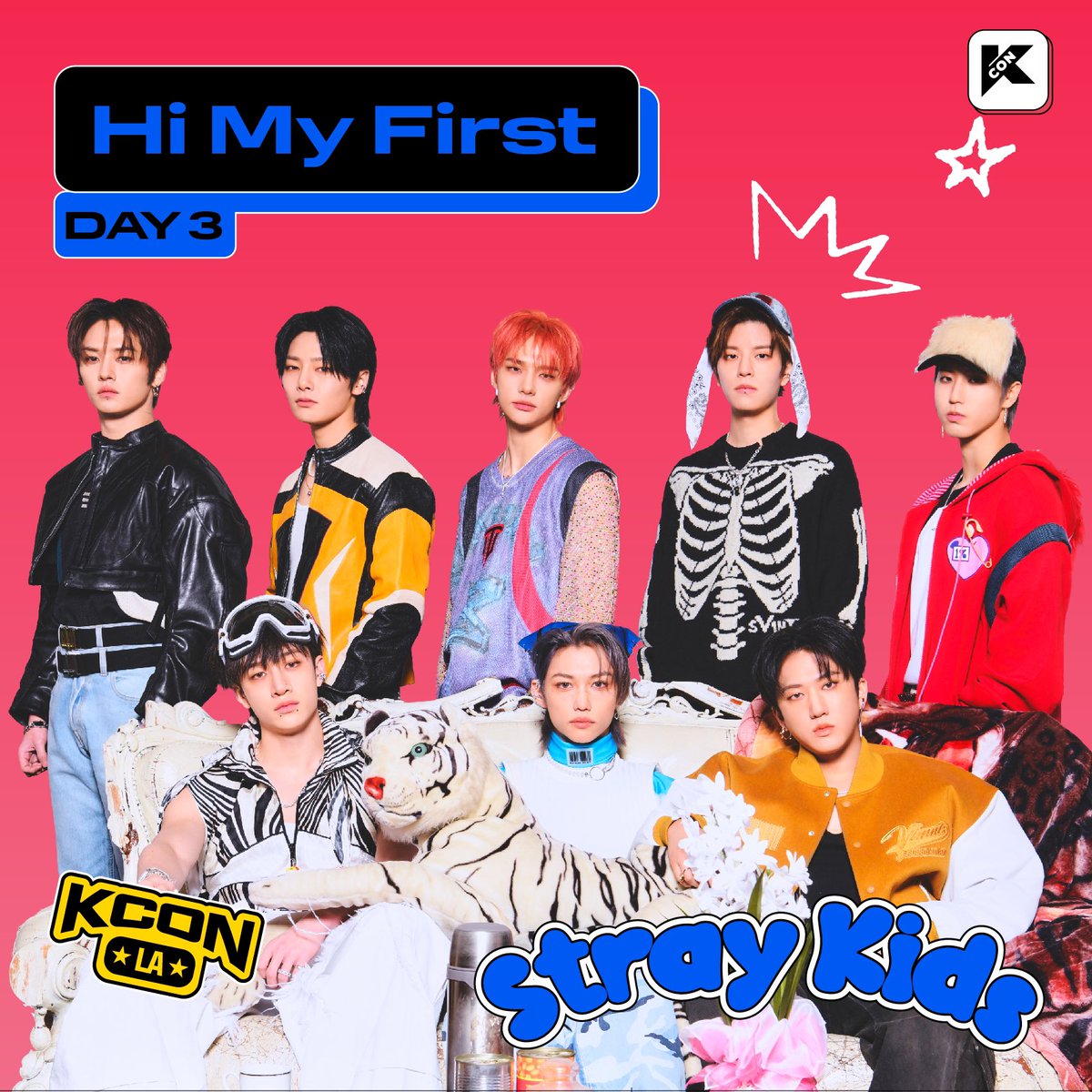 kconusa's tweet photo. [#KCONLA2023] SHOW SPOILER II

Remember the stage that we first...😌

Hi, My First
🅓🅐🅨 ➋ #ATEEZ
🅓🅐🅨 ➌ #StrayKids 

-ONLY at KCON LA 2023! https://t.co/QP3eJizCJ5