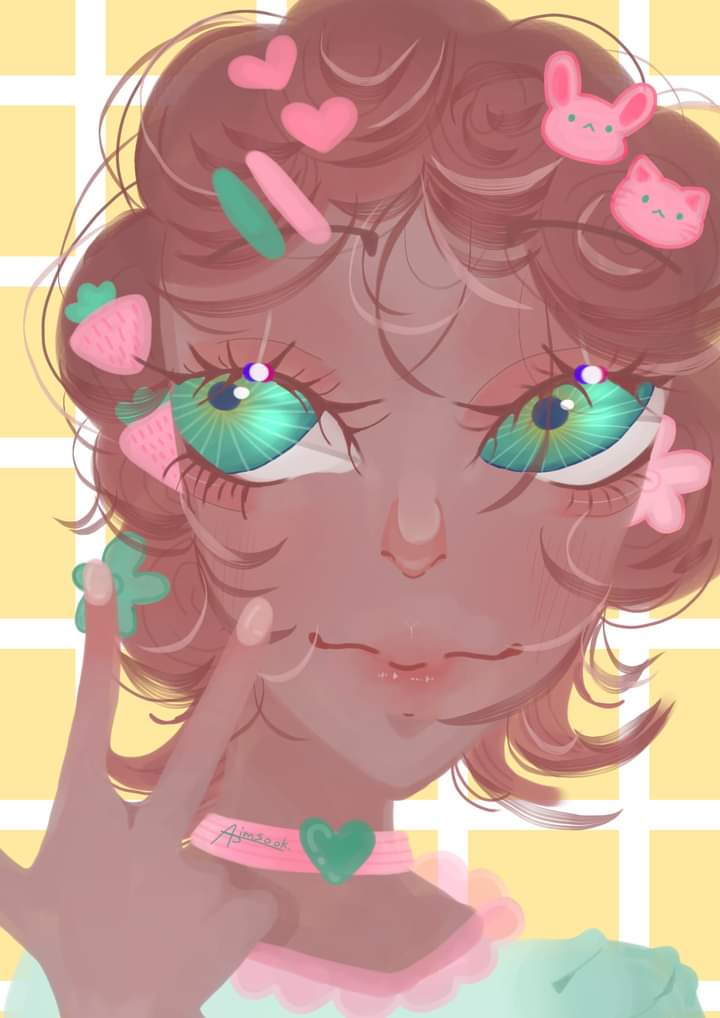 My new digital artwork.🎨🖌
I do love my art.❤🥰💕

#digitalart #digitalpainting #sweetart #Sweet #artwork #10y #10y_artist #girls #pink