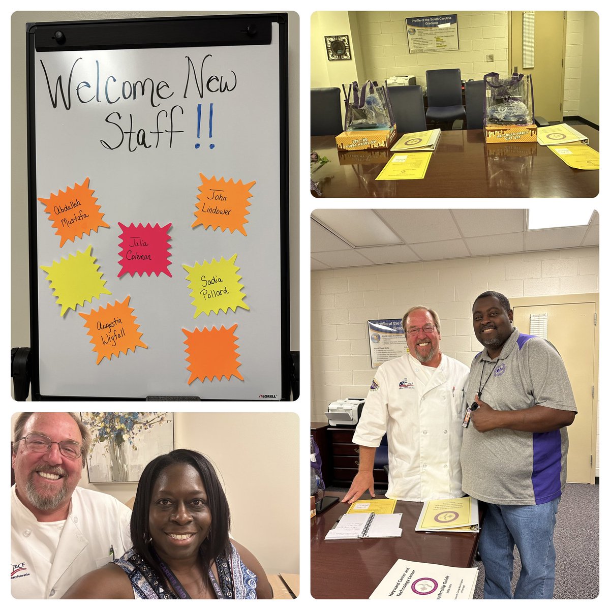We welcome to our culinary arts program Chef John Lindower! Chef is excited and ready to begin a great year. We look forward to seeing and tasting the magnificent labors of love from his talented students!! <a href="/CraigWashingto4/">Craig Washington</a>