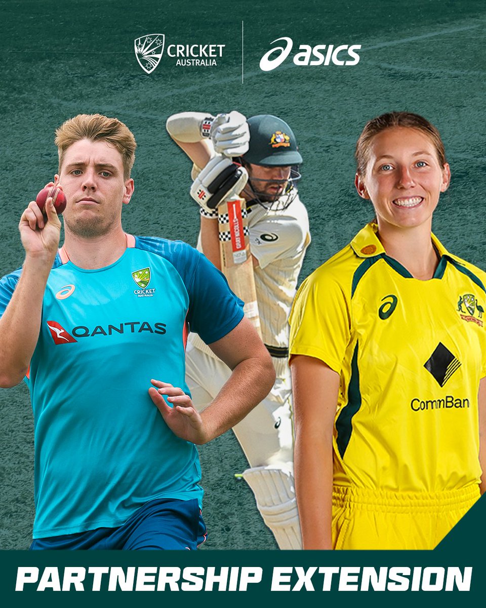 Five more years wearing @ASICSaustralia Green and Gold 🤝

An apparel deal which begun in 2011 will now extend until 2028!