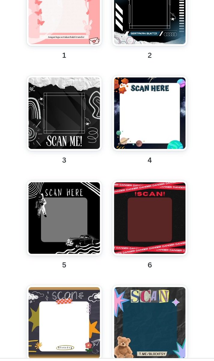 haruskah aku mengeluarkan semua katalog qr deco ini?? #zonauang