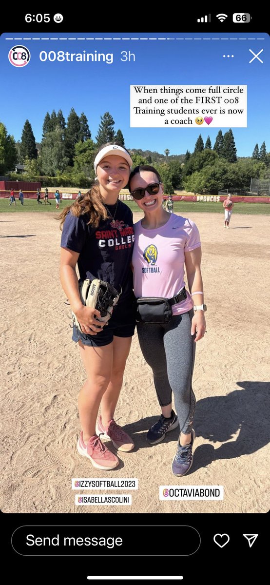 I had a great time helping younger players grow and develop at 008 softball camp this week.  <a href="/GaelsSoftball/">Saint Mary's Softball</a> <a href="/CoachGarnett/">Coach Garnett</a> <a href="/montanez_22/">emily montanez</a>