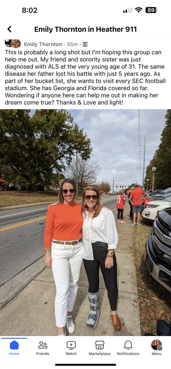 jpensminger's tweet photo. @LSUfootball @SteveGleason @TeamGleason @SEC @JoeyB @drewbrees 

I lost my mother a few weeks ago. I could not imagine losing someone to an illness or disease with a strong genetic connection. https://t.co/DEZR6CMKcY