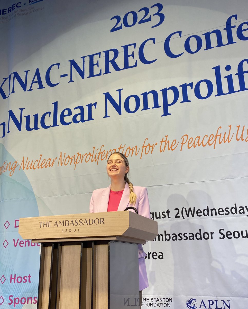 pirnavskaia's tweet photo. β
And thatβs a wrap! So symbolic to finish my Korean journey on a nuclear note! Thanks to all organizers, participants, and speakers of the #NEREC-#KINAC nuclear nonproliferation conference & #NEREC 10th Anniversary Alumni Meeting. These were really good two days! https://t.co/Qj0xq5DP3e