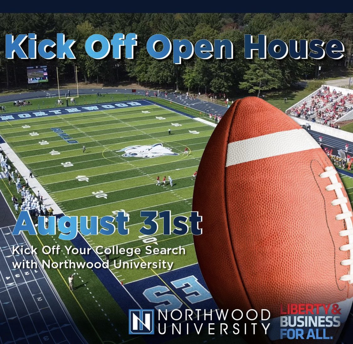 kentmacdonald's tweet image. Join us August 31!       With first year enrollment projected to increase more than 20% this year - we are confident that a business education built upon the principles of “Liberty &amp;amp; Business for All” has been the University option many students and parents have been looking for.