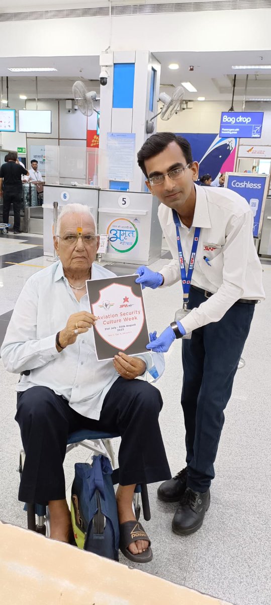 aaistvairport's tweet photo. Awareness about Aviation security among passengers, a drive was conducted in association with Star Air at Surat Airport on account of Aviation Security Culture week.
#AviationSecurityWeek #Awareness
@AAI_Official @aairedwr https://t.co/XAxdSCZmqv