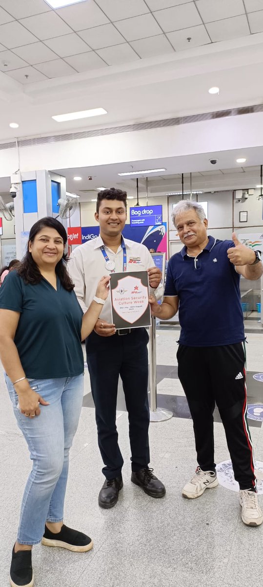 aaistvairport's tweet photo. Awareness about Aviation security among passengers, a drive was conducted in association with Star Air at Surat Airport on account of Aviation Security Culture week.
#AviationSecurityWeek #Awareness
@AAI_Official @aairedwr https://t.co/XAxdSCZmqv