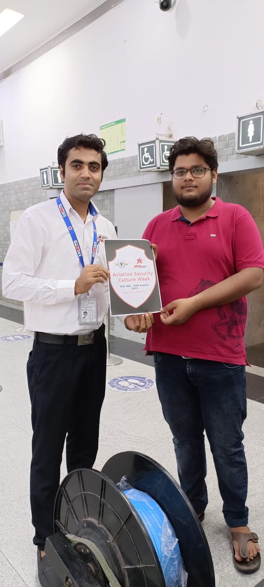 aaistvairport's tweet photo. Awareness about Aviation security among passengers, a drive was conducted in association with Star Air at Surat Airport on account of Aviation Security Culture week.
#AviationSecurityWeek #Awareness
@AAI_Official @aairedwr https://t.co/XAxdSCZmqv