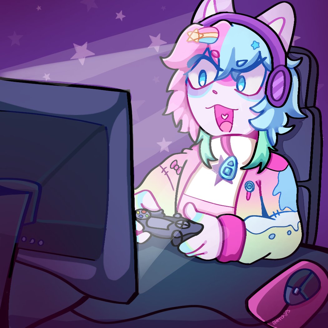 Otterchips0's tweet photo. I finished it :) #art #gamer #gameroc #neko #WIP #artwip #oc #ocart #arttrade #drawing #digitalart #drawingart https://t.co/HZqtkMWb8V