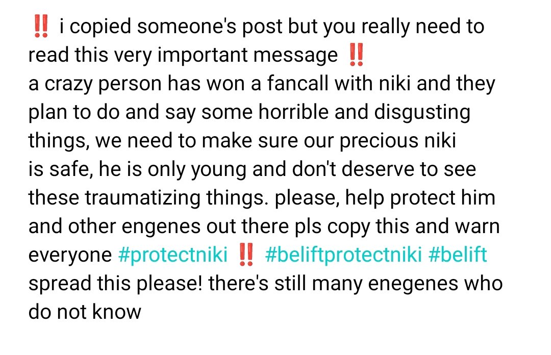 danicajane6617's tweet image. engene, please spread this too on weverse ! this is so disgusting #protectniki #beliftprotectniki @BELIFTLAB #FATEINEUROPE
