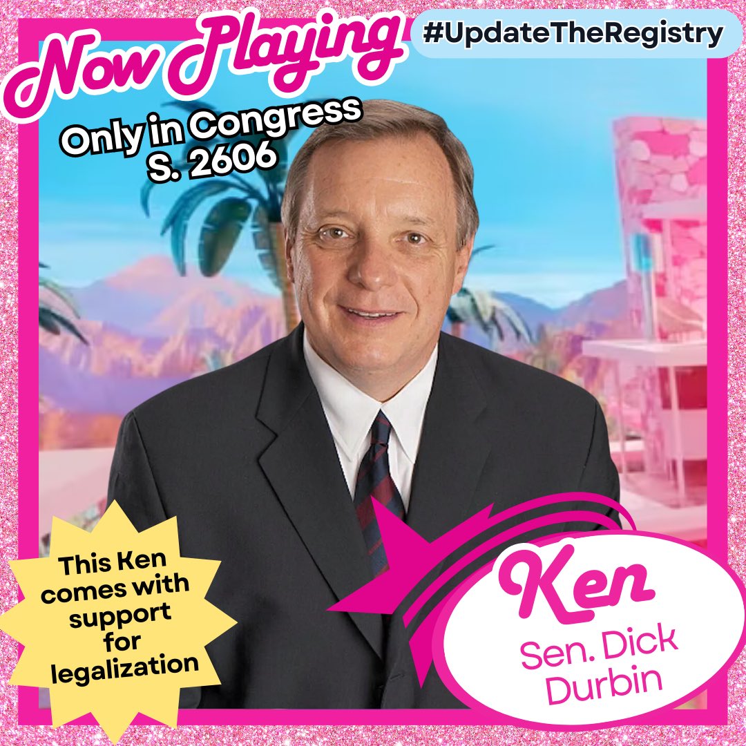 CHIRLA's tweet photo. Come on Barbies, let’s continue the fight for citizenship for all and #UpdateTheRegistry💅🏽🦋
#CitizenshipNow #LegalizationNow #HR1511 #S2606 #Barbie #BarbieMovie @NormaJTorres @RepZoeLofgren @SenatorDurbin https://t.co/rxaX912ZA0
