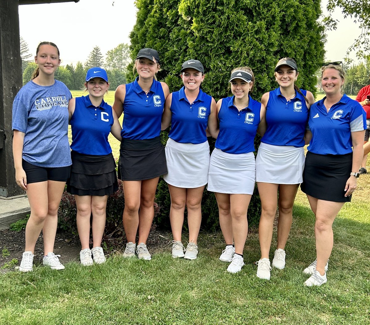 Carroll Lady Cougar Golf tweet media