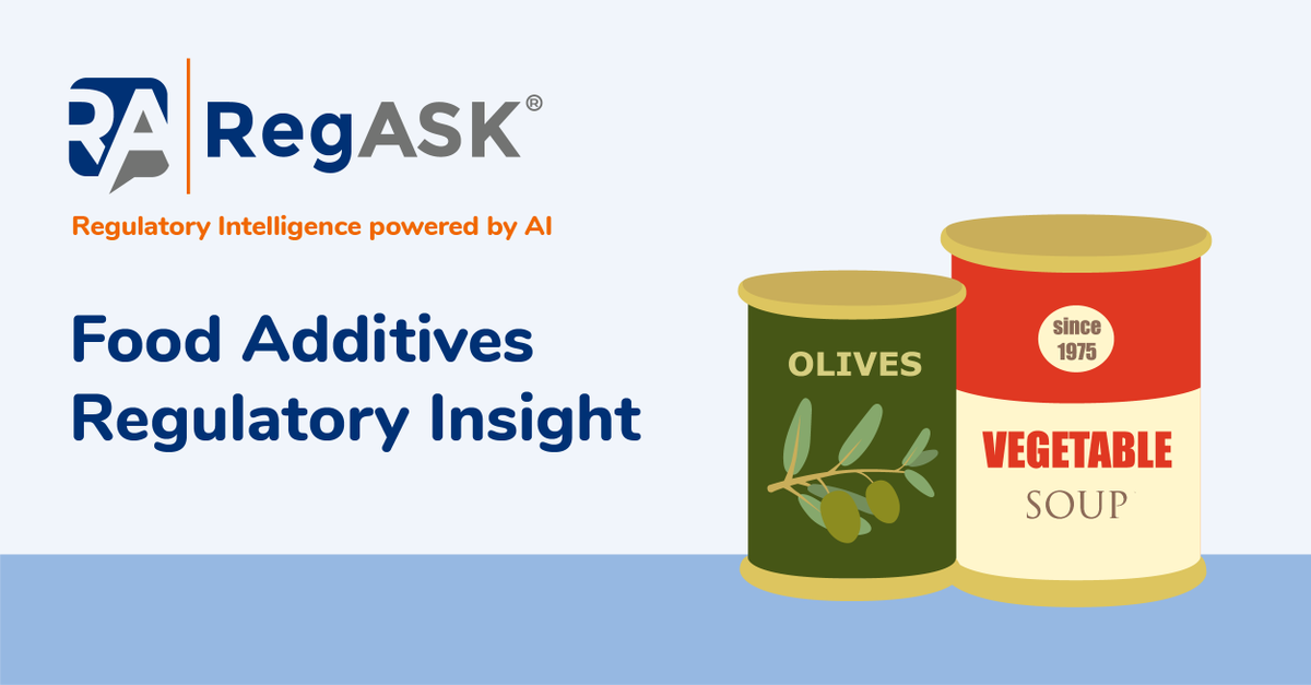AmyM_RegASK's tweet photo. US Food Latest Update!

US FDA Update on Post-market Assessment of Certain Food Ingredients, including Titanium Dioxide. 

Check out: https://t.co/kYMBqoXdEi

#US #Foodingredients #regulatoryaffairs #Regtech https://t.co/opCAIBtBXZ