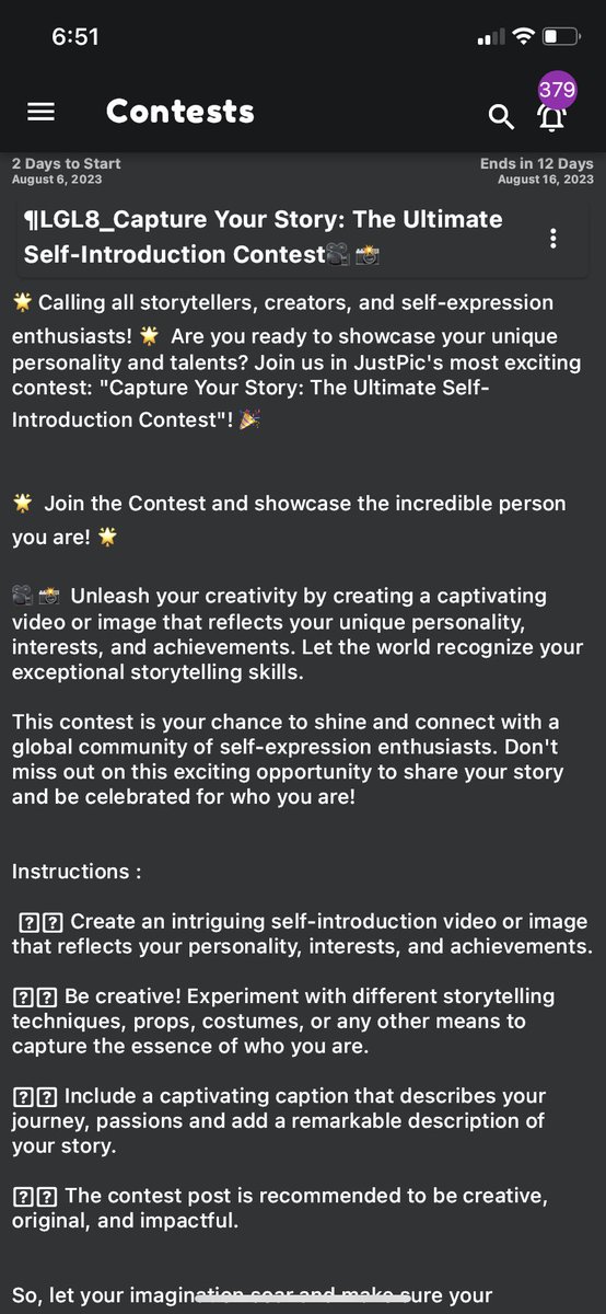 JustPicNetwork's tweet photo. @BholaaShankar @KChiruTweets @StarZoneLive 🌟 Join the ultimate self-introduction contest and witness the incredible story of who you are! 🌟

https://t.co/6TCgclf0d5

JustPic - “What’s your passion ?”  #personaldevelopment #passionpreneure https://t.co/jYkMsakEAs