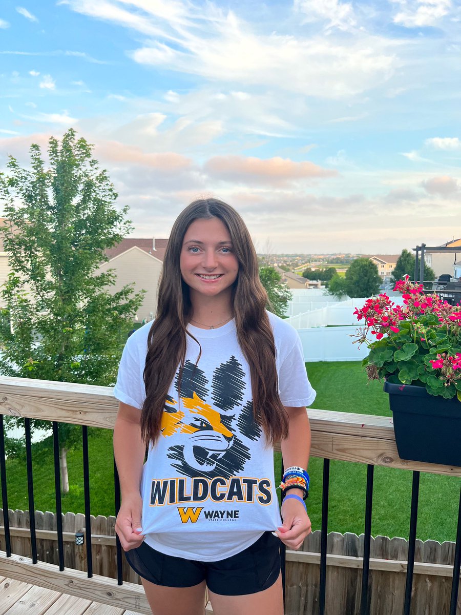 I’m extremely blessed to announce my commitment to Wayne State College to further my academic and softball career! Thank you to all of my family, coaches, teammates, and friends for getting me where I am today. Go Wildcats!🖤💛