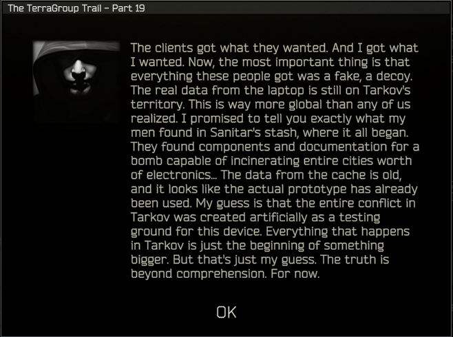 thepridge_ttv's tweet photo. Yeah boi! One of the first in South Africa if not the first.
@bstategames this quest line was epic! Looking forward the @tarkov wipe!
#tarkov
#EscapefromTarkov
#terragroup https://t.co/qj1UEwZMdx