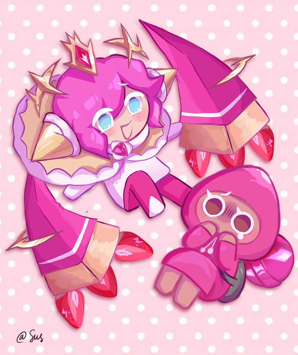 Susamongus2183's tweet image. #strawberrycookie #strawberrycrepecookie #crepestraw #cookierunkingdomfanart