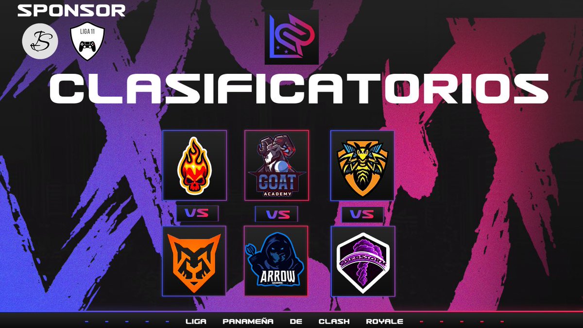 Enfrentamientos parte2 

@teamdlm5 🆚 <a href="/Panthers_eSp/">Panthers e-Sports</a> 
<a href="/GoatAcademy_/">GOAT ACADEMY eSports</a> 🆚 #ArrowGaming
@esportlnory 🆚 <a href="/OverStorm_/">OverStorm</a>