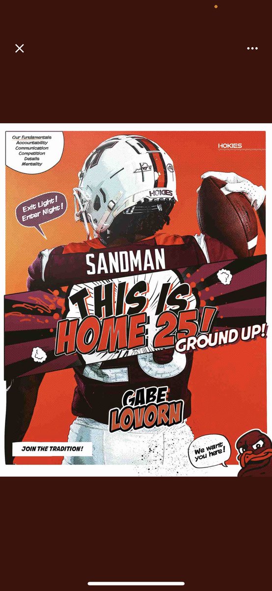GabeLovorn's tweet photo. Hokie love!! @CoachShawnQuinn @Coach_Marve @HokiesFB https://t.co/sX93BMwitw