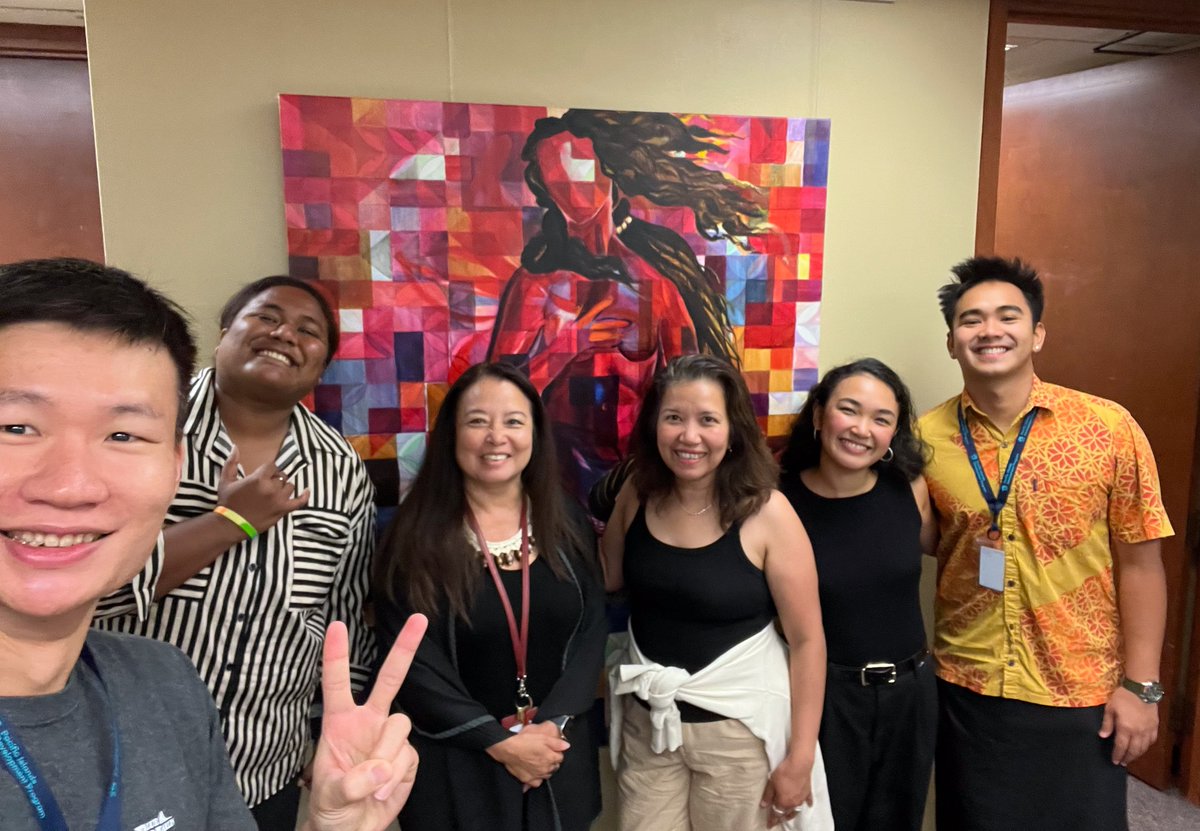 PIDP_EWC's tweet image. We welcomed a very special guest today, Jennifer Chau, #mom of #PIDP Research Intern Alyssa Chau!