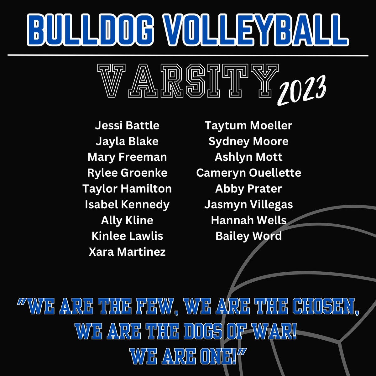 BigDog_VBall's tweet photo. 2023!!! We Are Ready!! #WeAreOne https://t.co/aVyQRewBaz