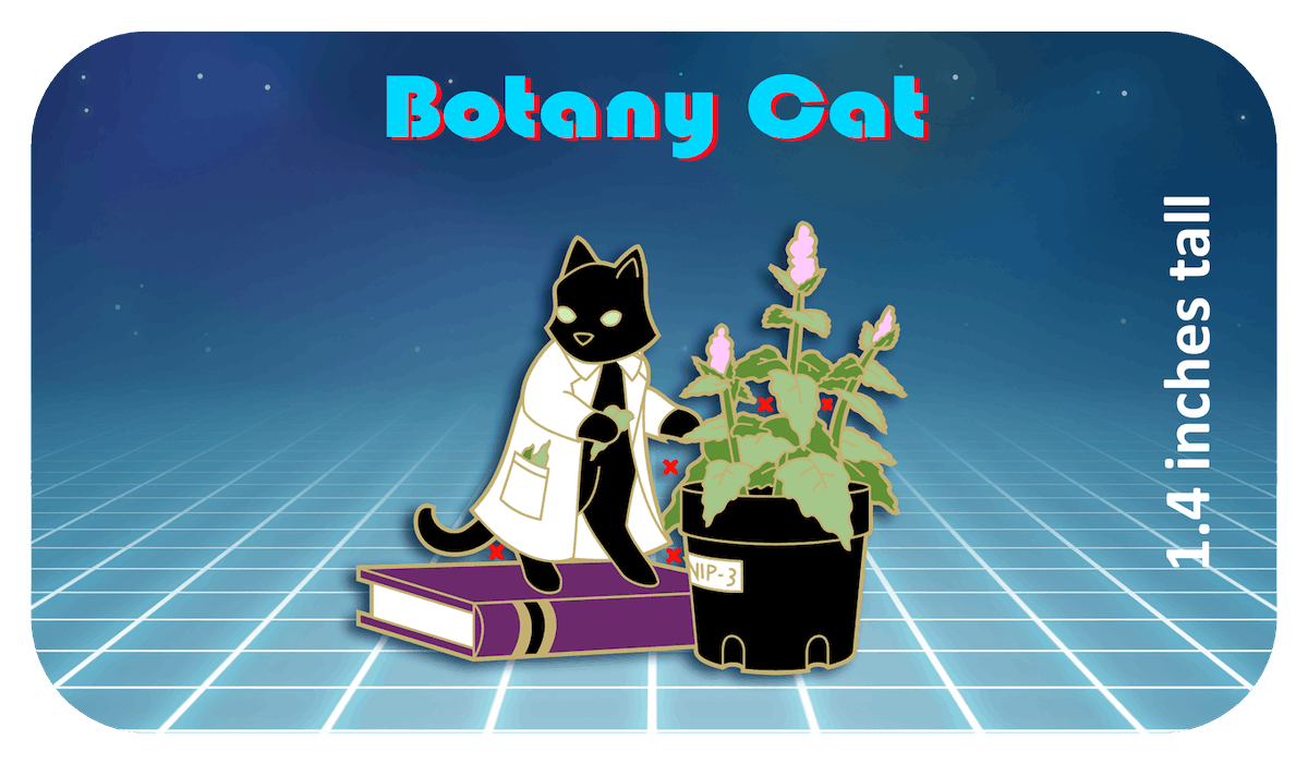 RealFrostDragon's tweet photo. I added a botany cat to my Cats Doing Science campaign!  

https://t.co/7pulGRAUJy https://t.co/MZtFknfoB5