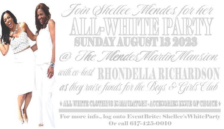 Sunday funday on August 13th #ShelleesWhiteParty