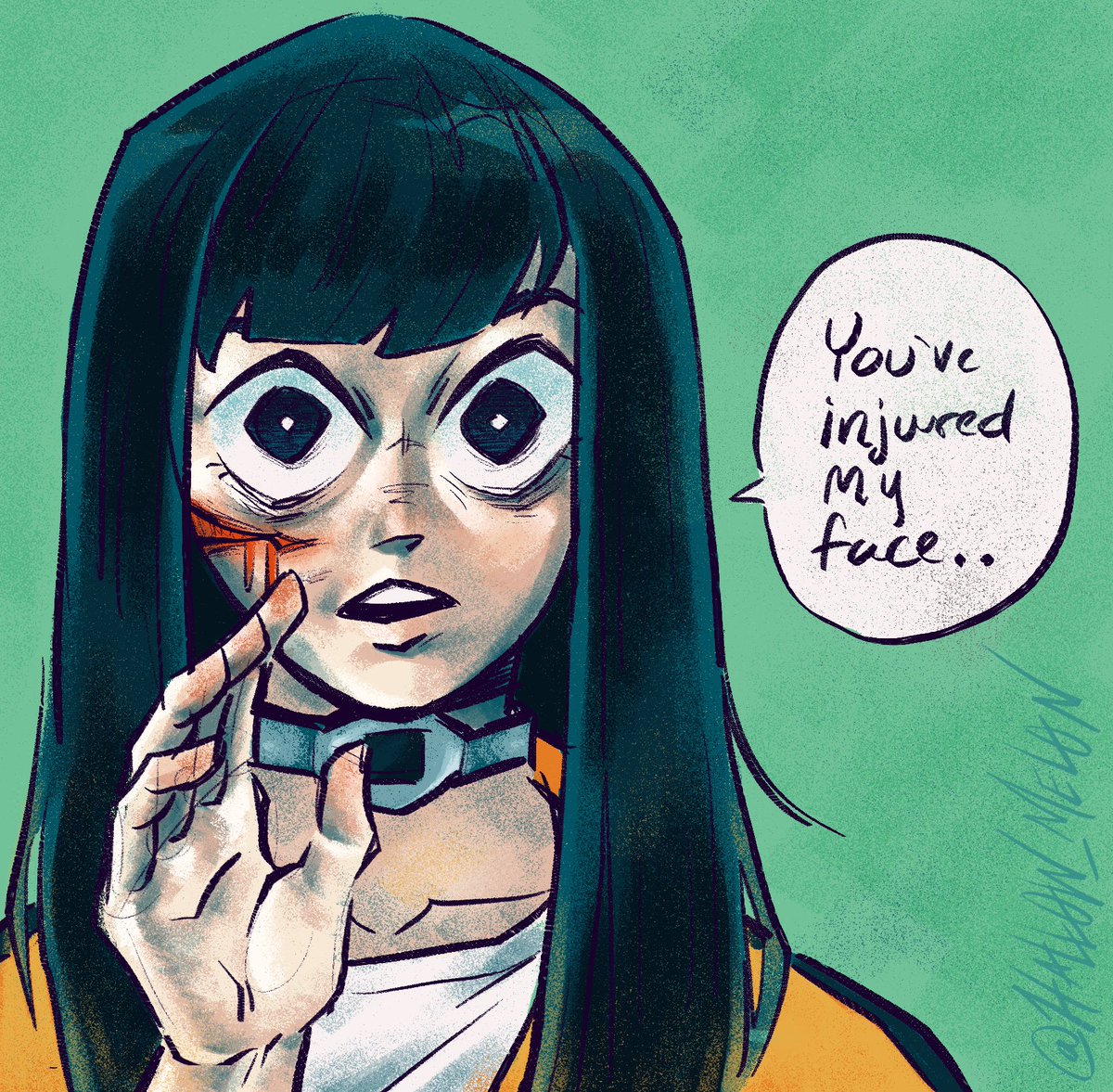 Hallow_Melon's tweet photo. I forgot to post this😅

#battleroyale #battleroyalemovie #battleroyalefanart #fanart #takakochigusa #digital #procreate #rough #roughsketch https://t.co/NLiMSVzv3t