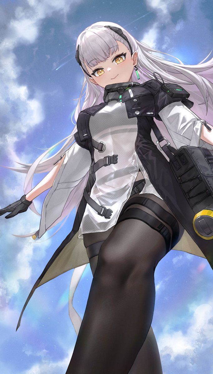 willzero2's tweet photo. #ドールズフロントライン  #GirlsFrontline #소녀전선 玩追放就是为了Ak-Alfa的黑丝，后面忘了 https://t.co/3LvaJM74UE