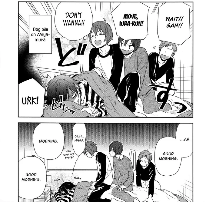 the next horimiya episode is the iconic sleepover chapter (crowd cheers)