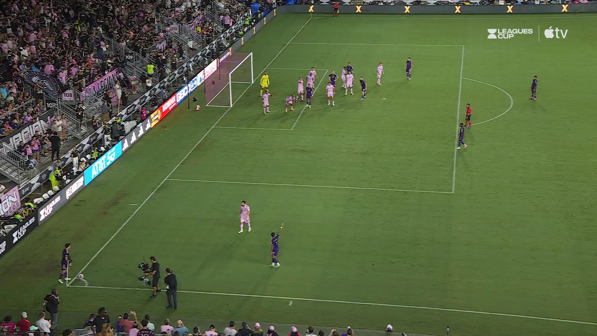 🗣️ César Araújo@OrlandoCitySC with a big equalizer against Inter Miami on the road. #LeaguesCup2023”