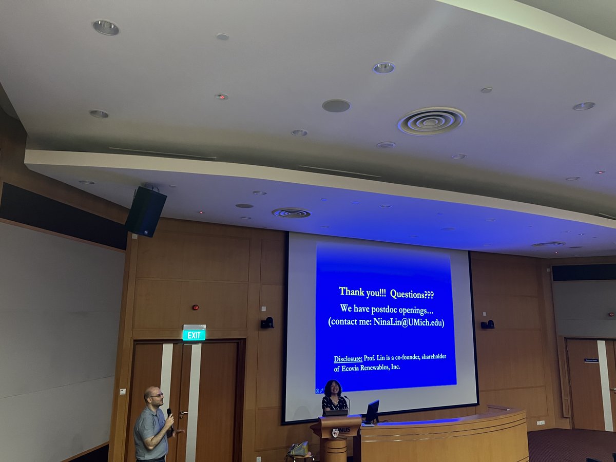 Leveraging the power of microbial communities 💪🦠 

In a seminar hosted by <a href="/SINERGY_SG/">SINERGY Consortium</a>, Nina Lin of <a href="/UMich/">University of Michigan</a> shared how her laboratory is investigating microbial communities and uncovering the fundamental cellular and molecular mechanisms at work! ⚙️