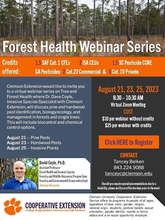 In the immortal words of the great Sloth, HEY YOU GUYS!!! There’s a webinar series coming up with continuing education credits available. I’ll focus on #foresthealth and #invasivespecies but will entertain any and all forest-related questions. Register at eventbrite.com/cc/forest-heal…