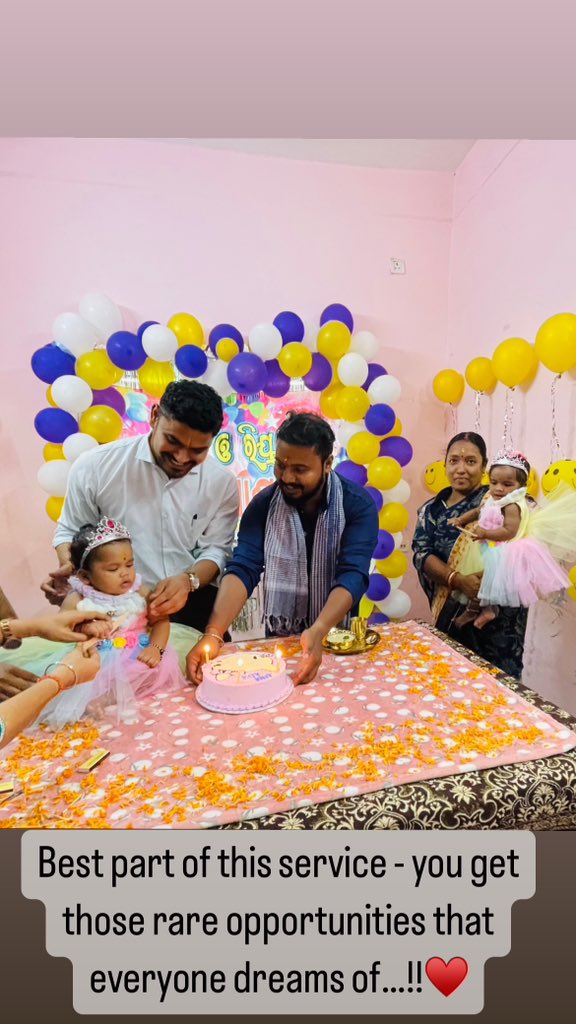 The best thing about the administrative service is that you get those rare opportunities that everyone dreams of..!
Celebrated the “anna prashan” ceremony of these two angels- Asha & Riya at State Adoption Agency, Balasore. 
❤️😇