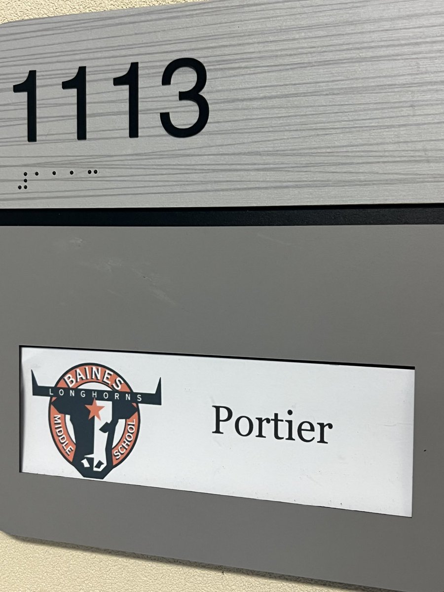 MrPortierBMS's tweet photo. Hey @BMSLonghorns today was a good day. I think I’ll come back tomorrow. #startofsomethinggood https://t.co/3kMqKw8vHy