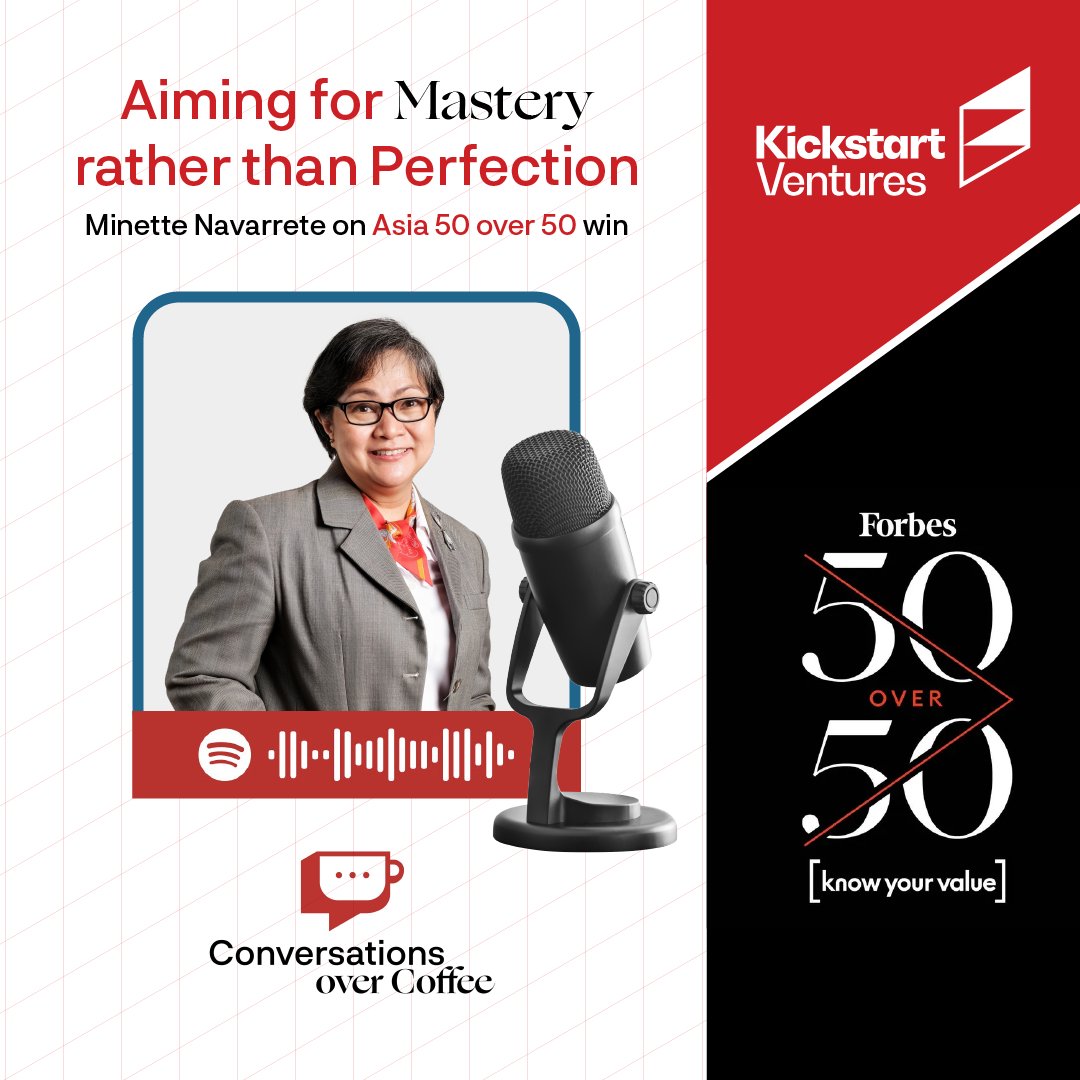 It’s #ThrowbackThursday!

Relive the inspiring moment when our remarkable Kickstart Ventures President, Minette Navarrete, was recognized on Forbes’ list of 50 influential women in the Asia-Pacific region.

spoti.fi/3XJfNWy 

#KickstartVentures #StartUpPH #50over50