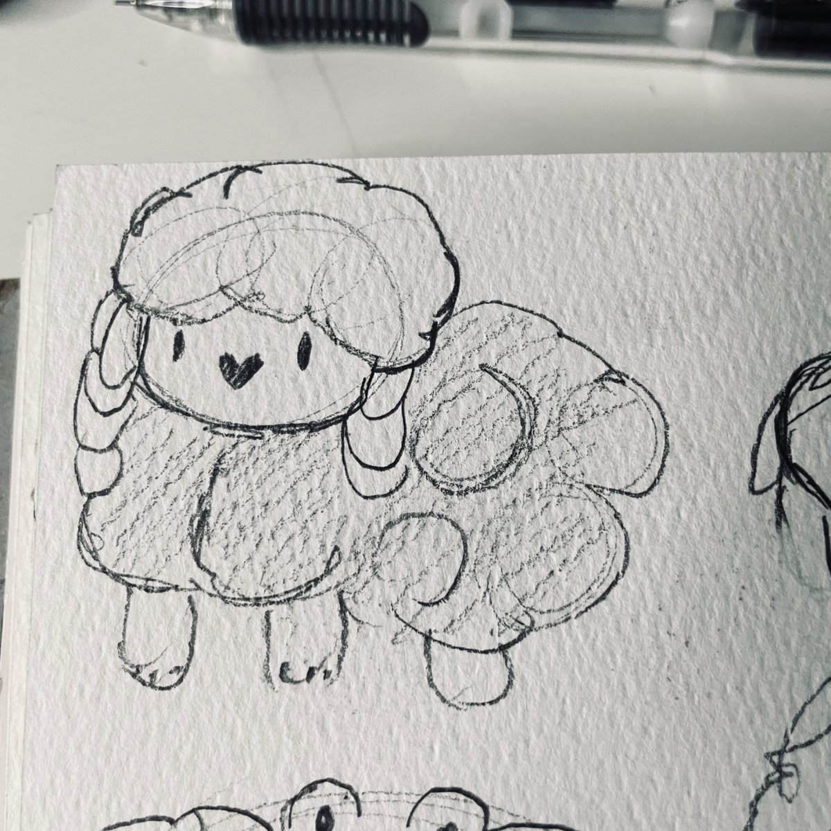 Xelestialink's tweet photo. Anyway, so I believe this is page number 15/100?some cute some weird overall very content   #XiaInks #Xiasketchbookjourney #Sketchbook16 #nearingtheend #closeups #drawing #artistworking #artist #smallartist https://t.co/CP6CtFaSVV