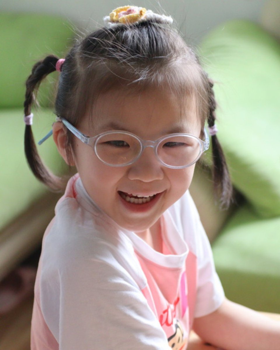 JOY of the day:  After eye surgery and ongoing vision therapy, Katrina from our China healing home can now see birds outside the window and do simple dot-to-dots! ❤️

#chinakids #visionimpairment