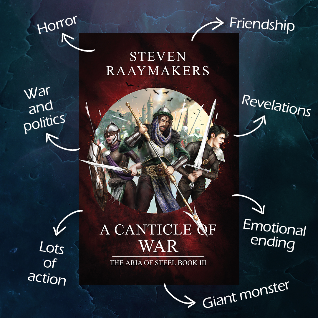 SVRaaymakers's tweet image. A Canticle of War, featuring twists, monsters, and hope.

books2read.com/CanticleofWar

#fantasy #darksouls #bloodborne #horror #read #book #books #BooksWorthReading #bookers #booking #reading