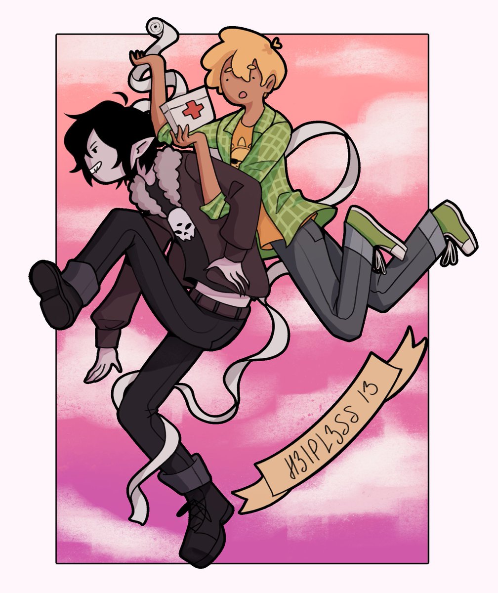 Nico and Will but in adventure time:))) #nicodiangelo #willsolace #pjo