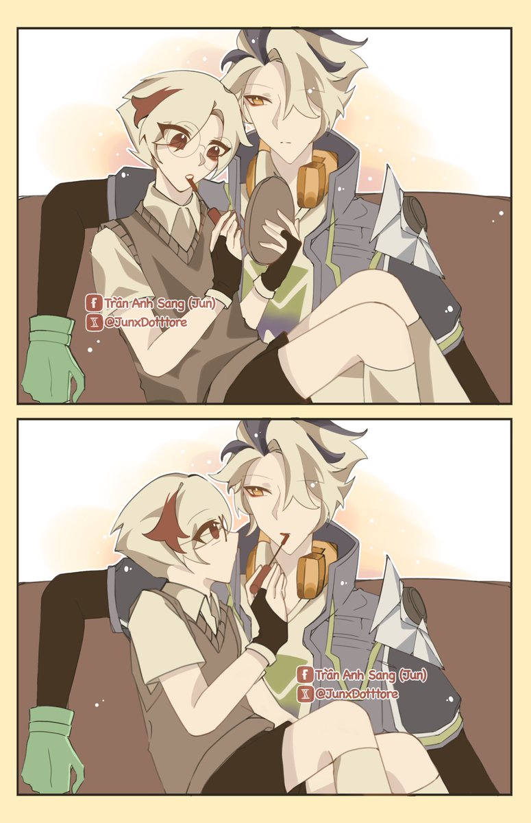 JunxDotttore's tweet photo. 💄💋 #Quillenthorne #QuillenxThorne #QuiThor #Quillen #Thorne #arenaofvalor #aov #rov https://t.co/Ls8VcLxMSr
