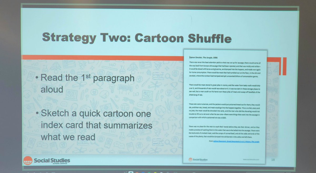 montra_rogers's tweet image. @SocialStudiesSS
Partnerships and  Instruction Team is working with IL Texas Charter Schools to help striving readers grapple with primary sources. Want to know more about the three strategies highlighted?
#ActiveClassroom 
#Partnerships #PartnerWithAPurpose