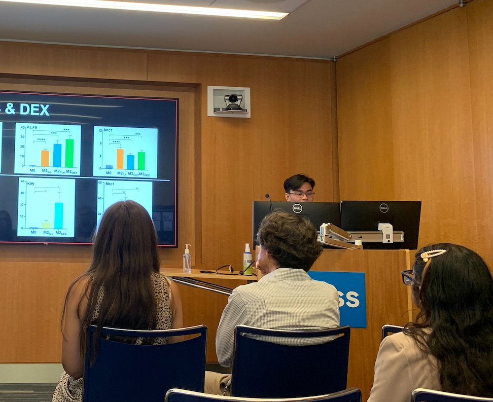 Inez Rogatsky Lab (@rogatskylab) on Twitter photo Congrats to the undergraduate #Macauley scholars completing their summer internships here at <a href="/HSpecialSurgery/">Hospital for Special Surgery (HSS)</a> Research Institute & especially to Tri Dinh who did some awesome work w/ our postdoc Dinesh Deochand!! Congrats to the undergraduate #Macauley scholars completing their summer internships here at <a href="/HSpecialSurgery/">Hospital for Special Surgery (HSS)</a> Research Institute & especially to Tri Dinh who did some awesome work w/ our postdoc Dinesh Deochand!!