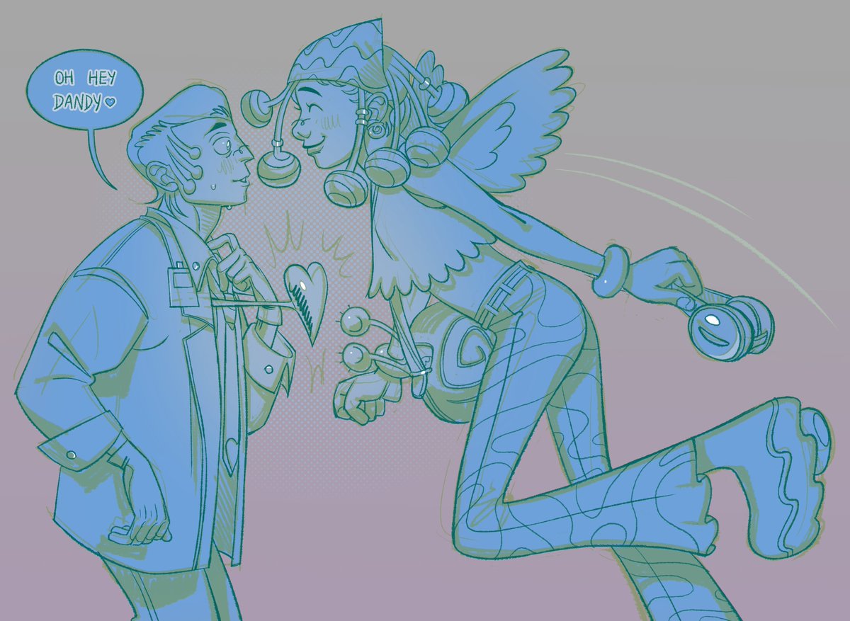 「Dandy and the frog (OP ocs)」|Biggs💘のイラスト
