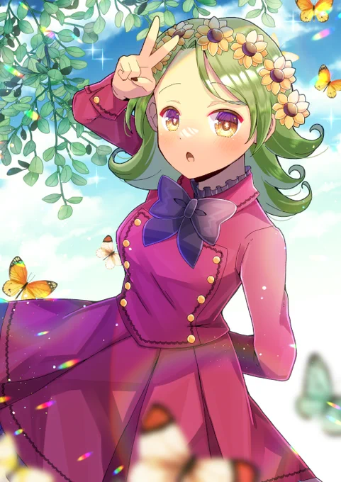 インテリペリさんのOC、Vivianさんを描かせて頂きました!リクエスト有難うございます  I drew Vivian, OC of IntelliPeri! Thank you for your request   #よその子