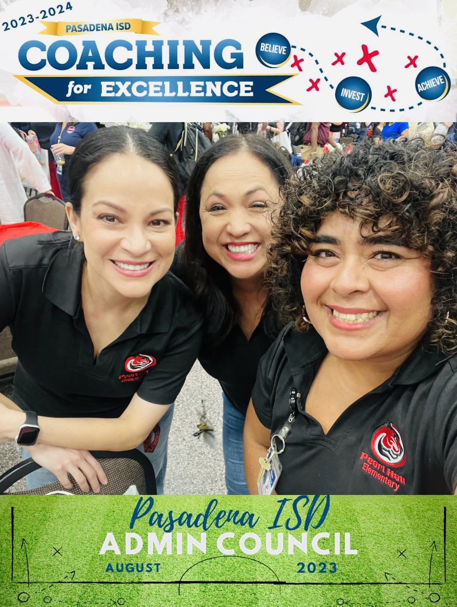MarianaBreaux's tweet photo. This is year 1οΈβ£3οΈβ£! It was great kicking off the year at Admin Council. Weβre ready to #CoachforExcellence! Proud to be part of this amazing admin team & grateful for my #APplc. Canβt wait to officially welcome our staff & students!! πΎβ€οΈ #PearlHallProud #PantherPride #3rdYearAP https://t.co/YFPHMebkFj