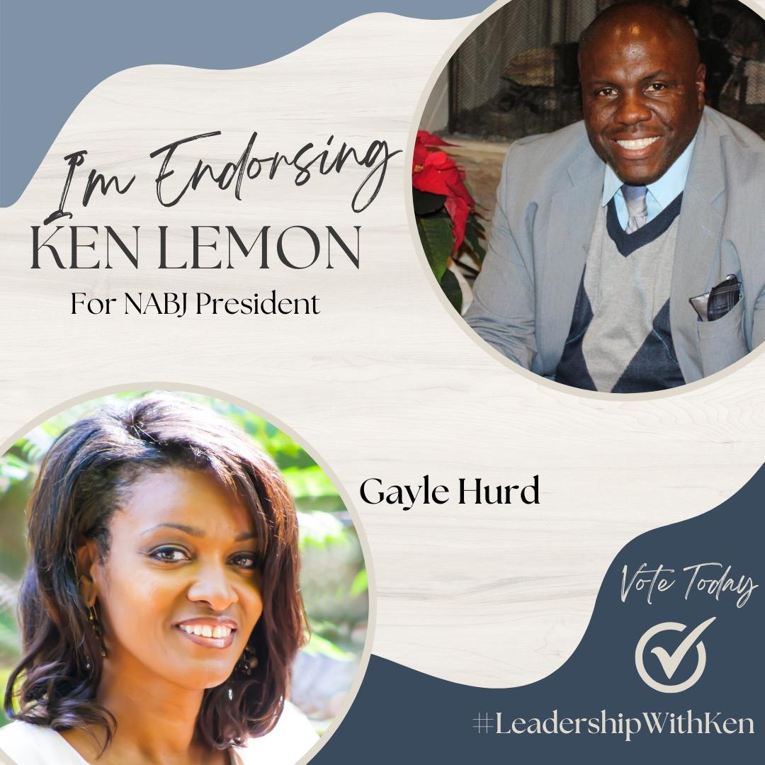 NABJ members, time is winding down to cast your votes for bostd positions and constitutiona amendments.  I voted for Ken Lemon 4 NABJ President! Please cast your vote today!